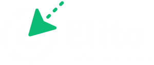 Elite Tech Services Official White Logo